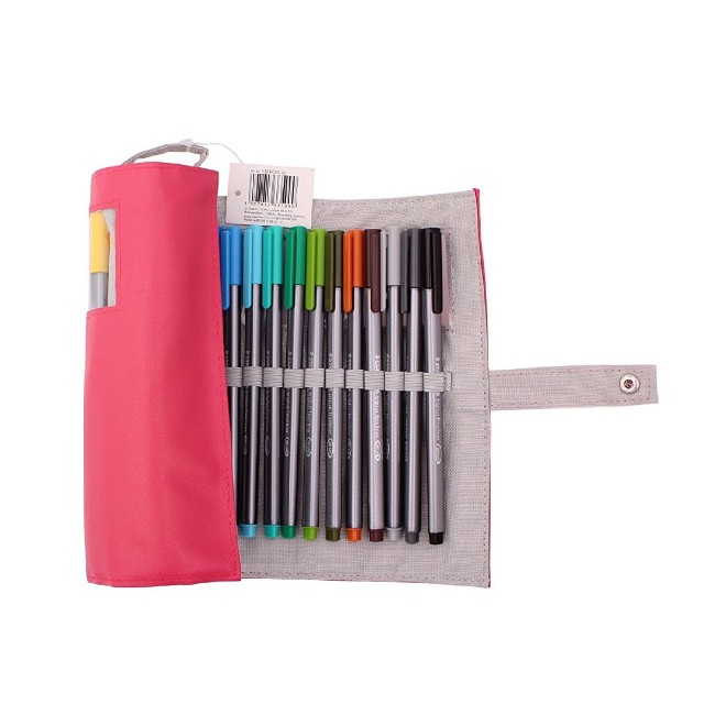 Staedtler Triplus Triangular Fineliner 20 Colours With Roll Up