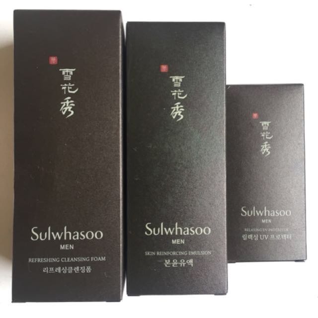 sulwhasoo men refreshing cleansing foam