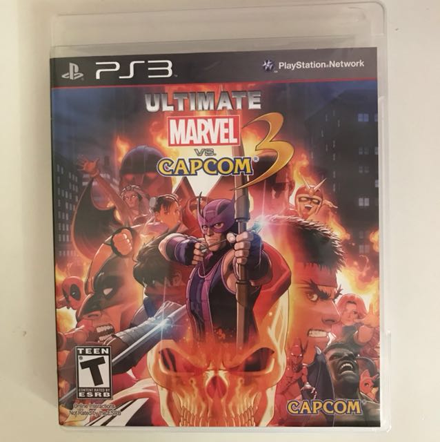 Ultimate Marvel Vs Capcom 3 Ps3 Game Toys Games Video Gaming Video Games On Carousell