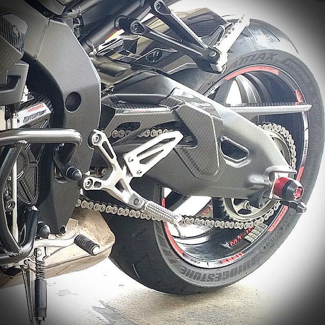 Yamaha Mt10 / Mt10 Carbon Fibre Chain Guard, Motorcycles, Motorcycle