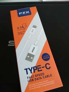 Type C fast speed USB data cable
