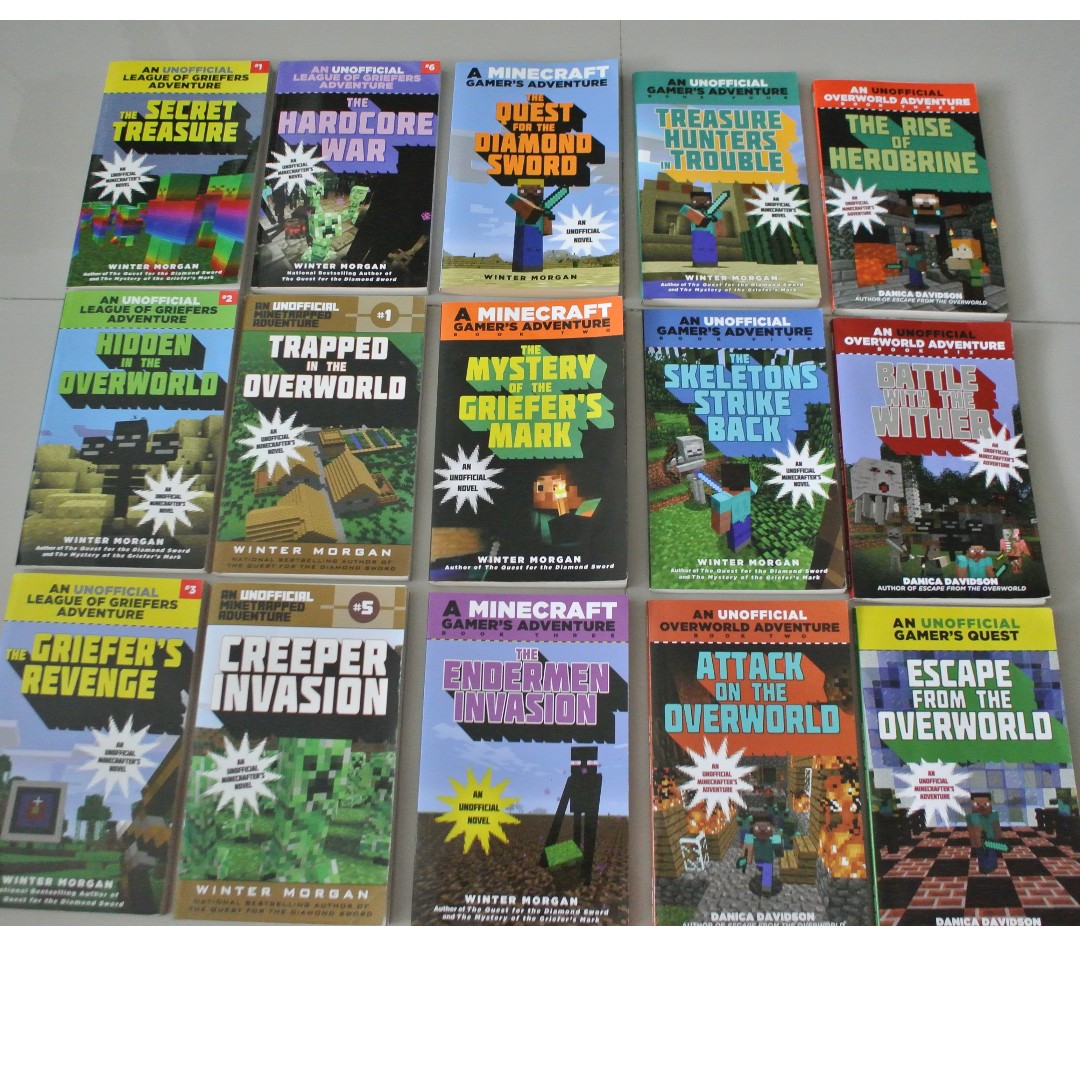15 Minecraft Story Books For Age 7 12 Books Stationery Children S Books On Carousell - books kinokuniya the ultimate roblox book an unofficial guide