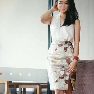 Jacquard skirt rok