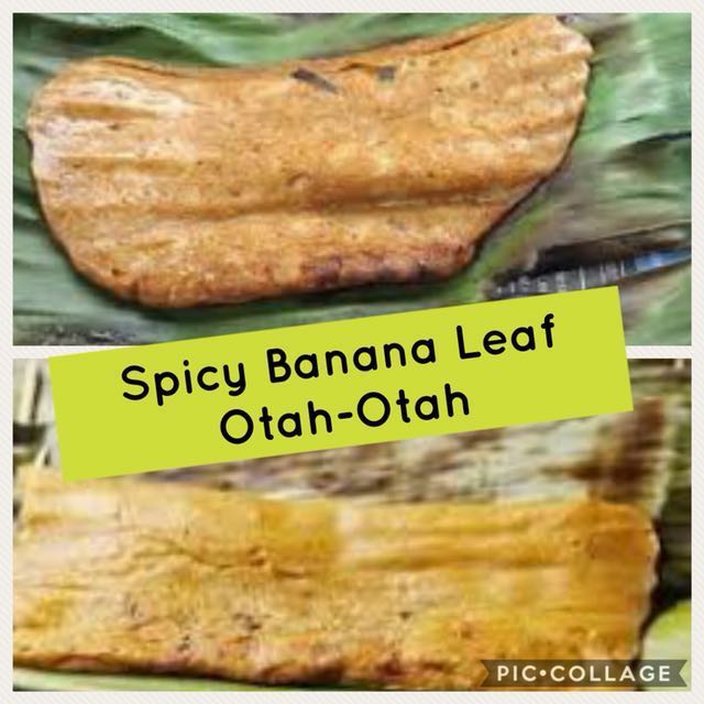 Halal Spicy Banana Leaf Big Otah Otah Food Drinks Packaged Instant Food On Carousell