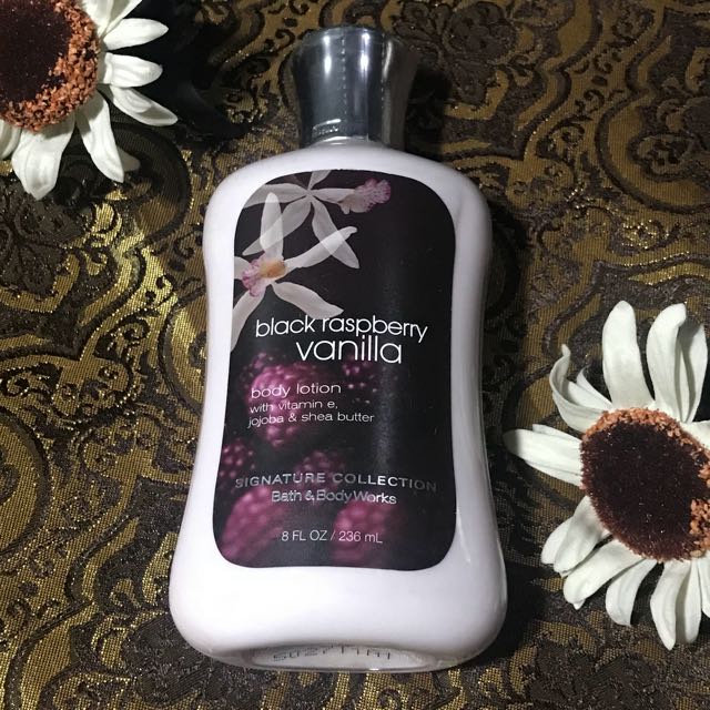 Bath Body Black Raspberry Vanilla Lotion Health Beauty Skin Bath Body On Carousell