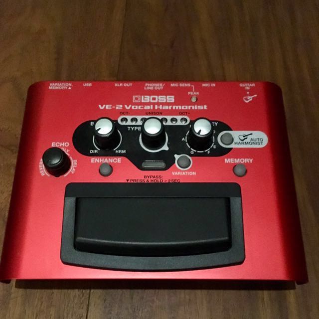 BOSS Vocal Harmonist Stompbox (VE2), Hobbies & Toys, Music & Media