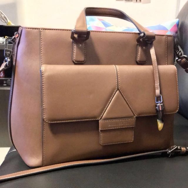 braun buffel tote bag