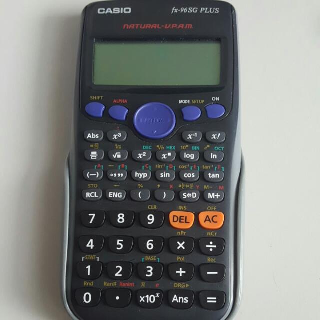 Casio calculator fx best sale 96sg plus popular bookstore