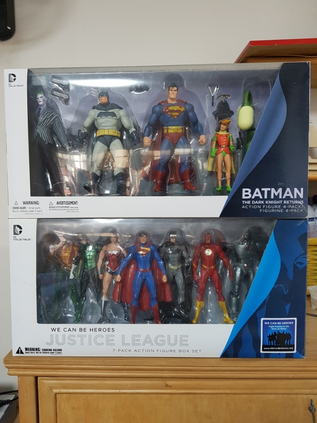 justice league 7 pack action figure box set