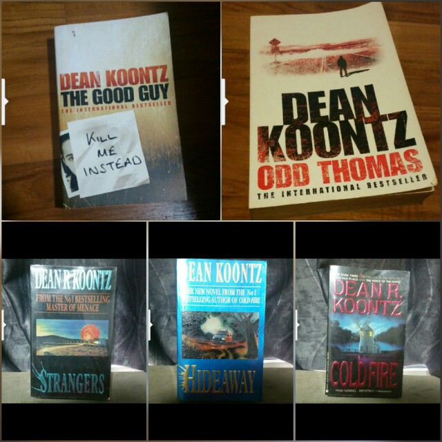 Dean R Koontz Books Stationery Fiction On Carousell
