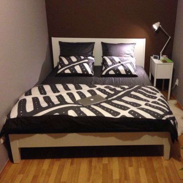 Ikea Single Quilt Cover With 2 Pillow Case Stockholm Furniture