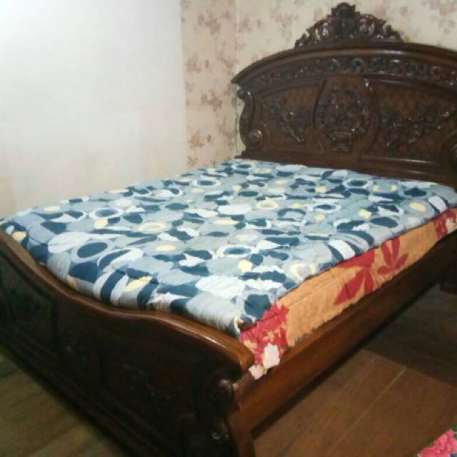 Katil Kayu Jati Terpakai Home Desaign