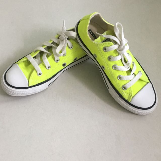 kids green converse