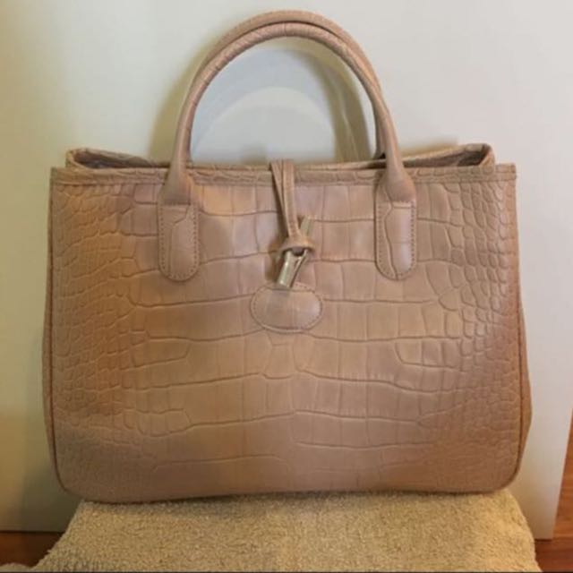 Longchamp Roseau Croco Tote Bag PRICE REDUCTION Longchamp Roseau Croco Tote Bag PRICE REDUCTION