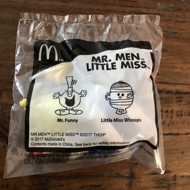Mr Funny little miss whoops happy meal McDonald 2017 unopened new 
