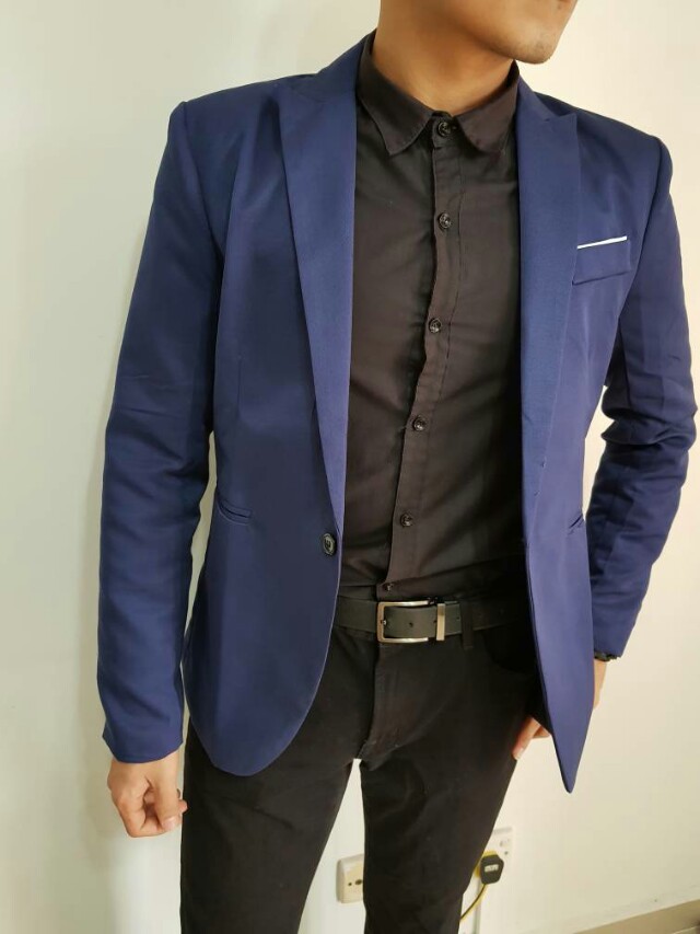 midnight blue coat