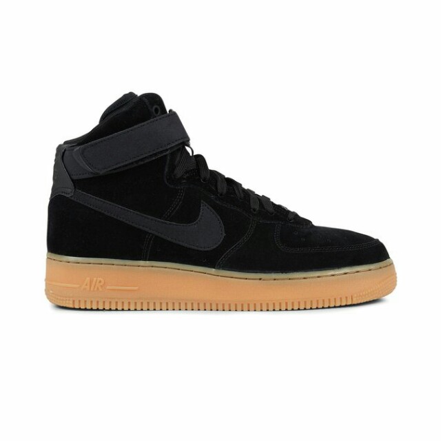 air force 1 suede black gum