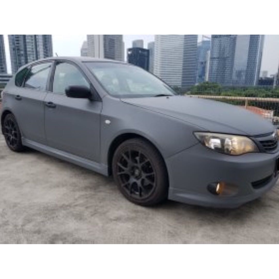 Subaru Impreza 2 0a Matt Black Gc Uber Friendly For Rent Cars