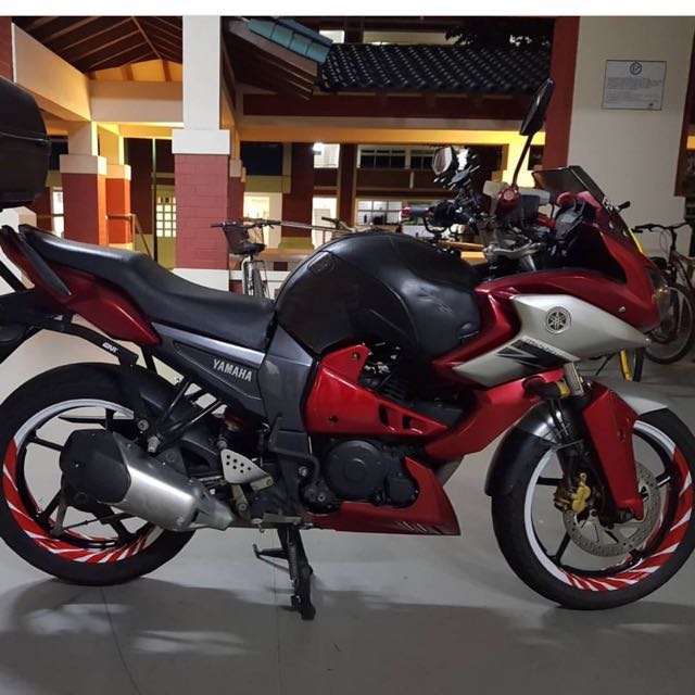 yamaha fz16 tank bra