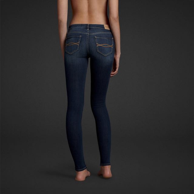 abercrombie & fitch mid rise jeans