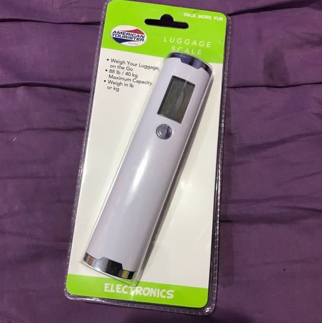 american tourister luggage weight scale