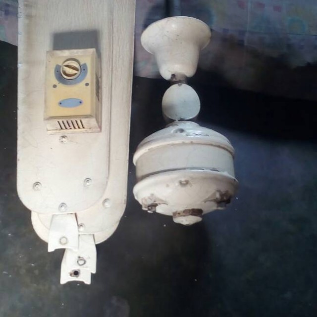 Antique Gec Malakand Ceiling Fan 1941 England Antiques