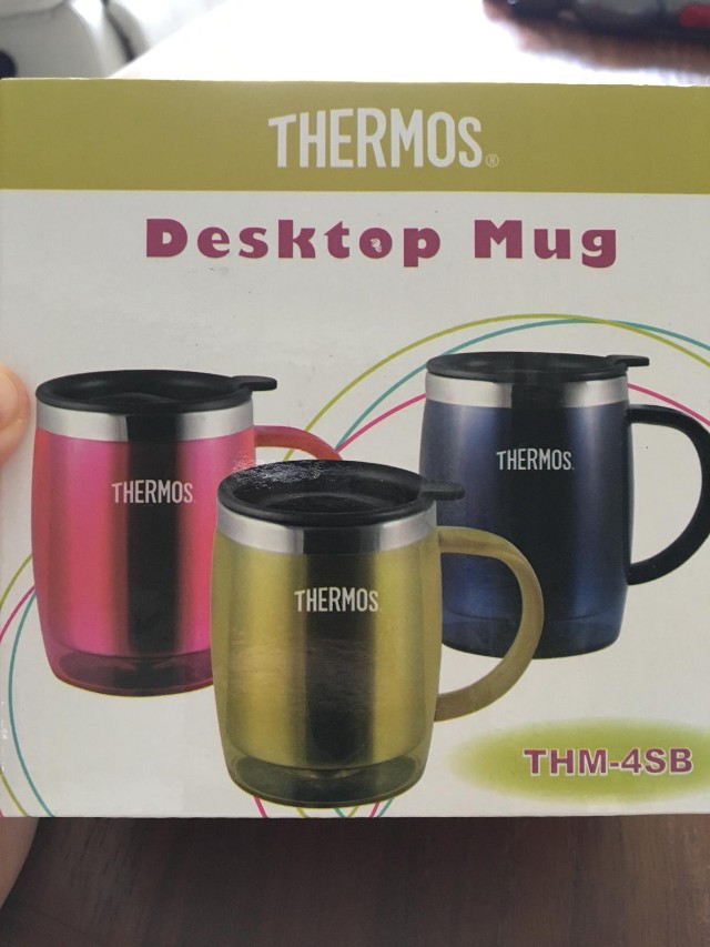 thermos desktop mug