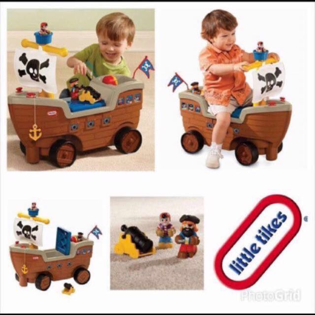 little tikes play n scoot pirate ship