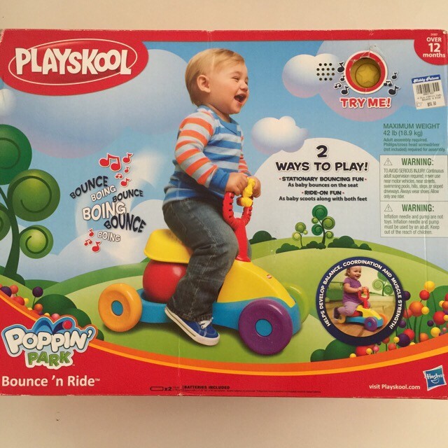 playskool poppin park bounce and ride