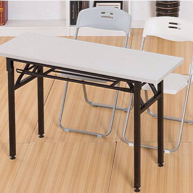 Brand New White Foldable Computer Table Pc Desk Study Share This Listing