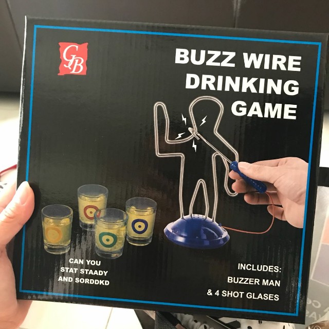 Buzz Wire Drinking Game Toys Games Others On Carousell Draw the card and, if it applies to you, you drink! buzz wire drinking game