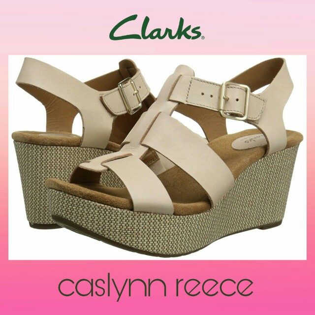 Caslynn Reece 013 Clarks Shoes Sepatu Wedges Pesta Original Promo