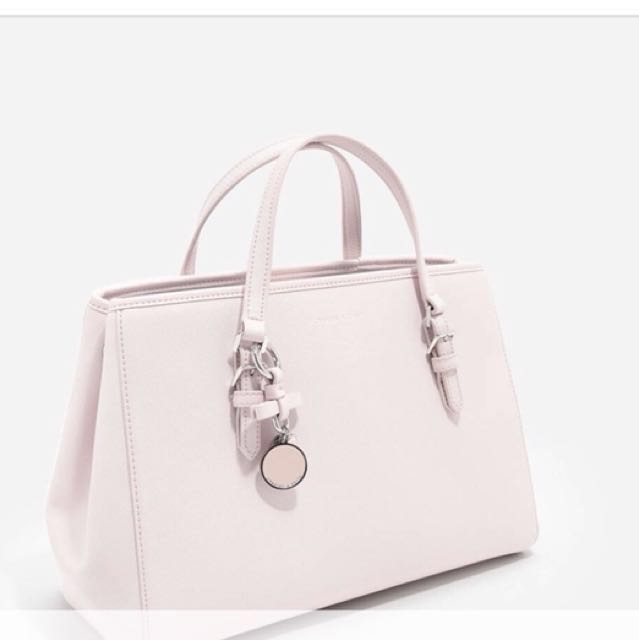 Charles Keith Pink Large Tote Bag Women S Fashion Bags Wallets On Carousell