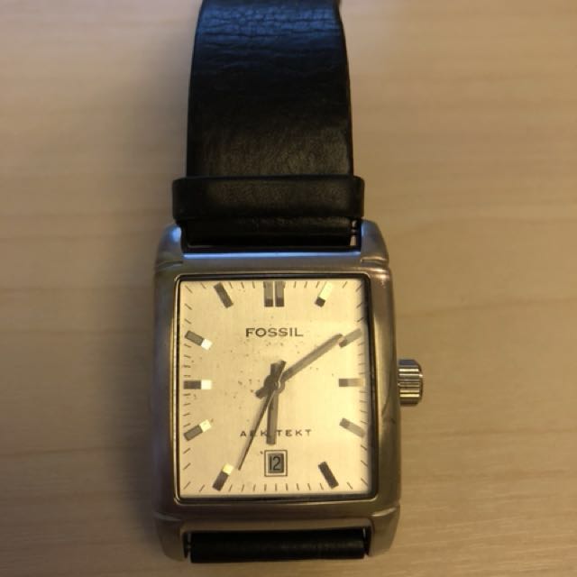 fossil watch women's square face