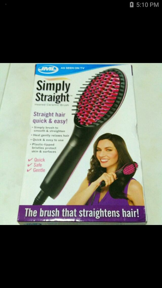 Jml simply straight clearance heated ceramic brush