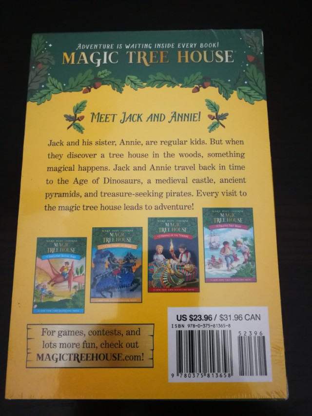 Get Wallpaper Magic Tree House Set Books 1 4 Books Stationery Children S Free