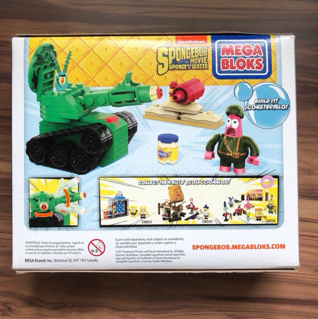 Pickle Tank Attack New//Sealed Spongebob the Movie MEGA BLOKS