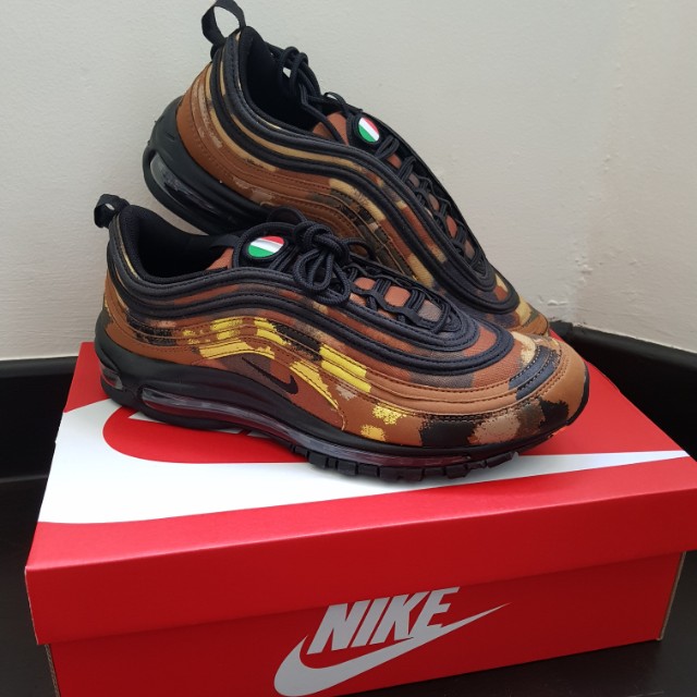 Nike Air Max 97 Country Camo Italy, Men's Fashion, Footwear 