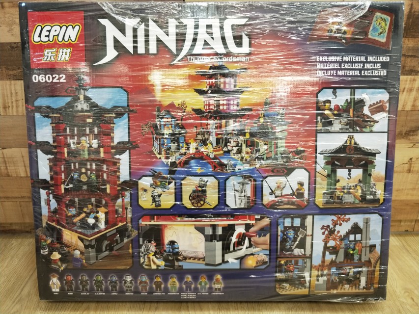 ONLY 1 SET Lepin 06022 Ninjago Temple of Airjitzu Hobbies