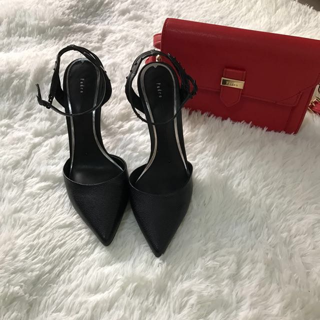 ladies black studded ankle boots