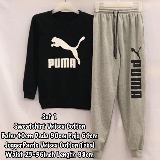 puma joggers and hoodie
