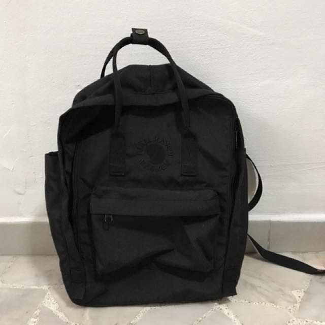 Get Wallpaper Re Kanken Black Bagpack Women S Fashion Bags Wallets On Carousell For Android Free