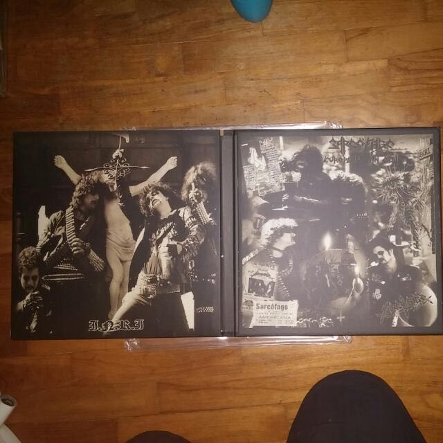 SARCOFAGO I.N.R.I LP Limited Edition Gatefold With Poster + Lyrics