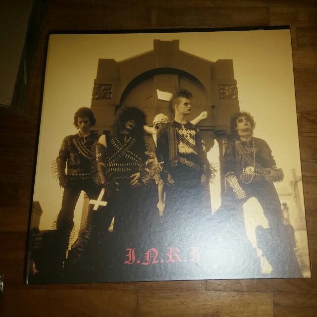 SARCOFAGO I.N.R.I LP Limited Edition Gatefold With Poster + Lyrics