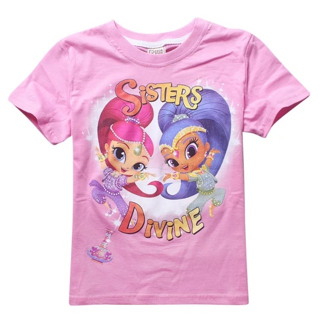 Shimmer Shine T Shirt Babies Kids Girls Apparel On Carousell