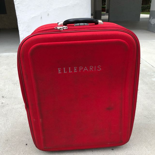 Soft cover expandable luggage bag (Elle), Luxury, Bags & Wallets on