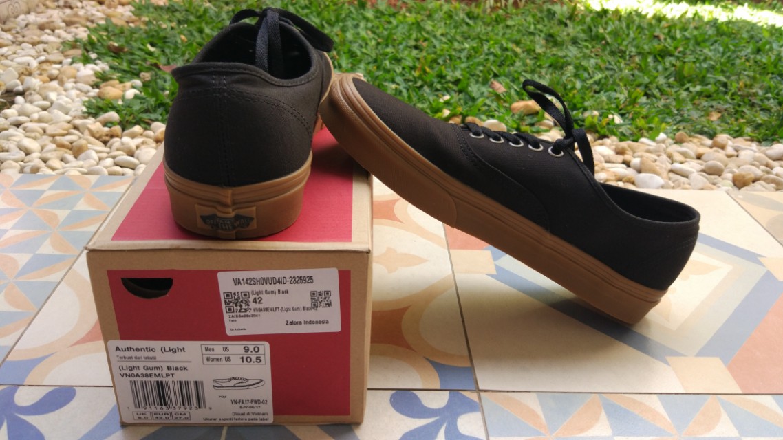 Vans Authentic Light Gum Black 2024 mep pro