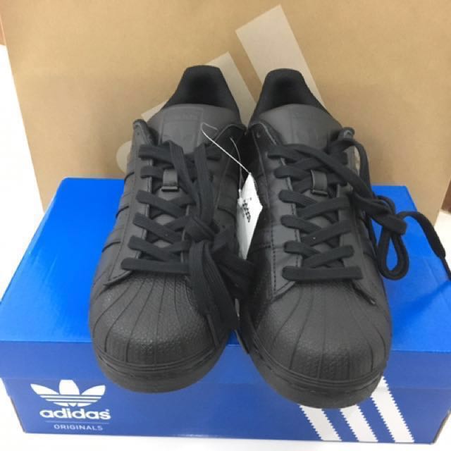 Adidas superstar black edition sales