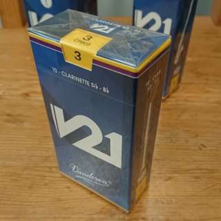 Vandoren V21 B♭ Clarinet Reed (Box of 10) New CR803