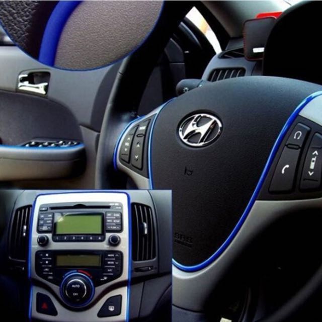 5m Diy Flexible Car Vehicle Edge Interior Exterior Decor Moulding